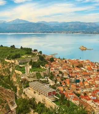 Old town of Nauplio in Greece, a picturesque seaside destination with historic charm